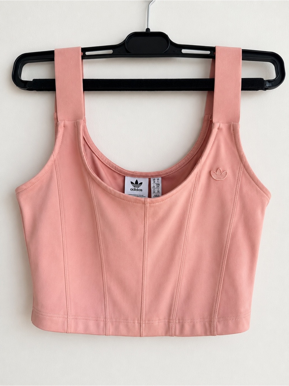 adidas Originals Primeblue Peach Cropped Tank Top Size S